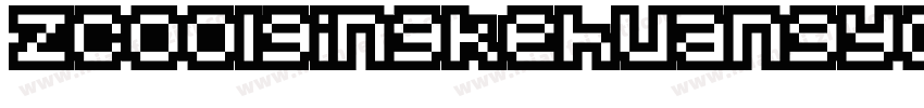 zcoolgingkehuangyouti Reqular字体转换